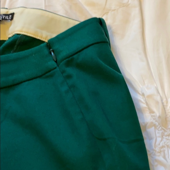 J. Crew green skinny ankle pants - Picture 5 of 7